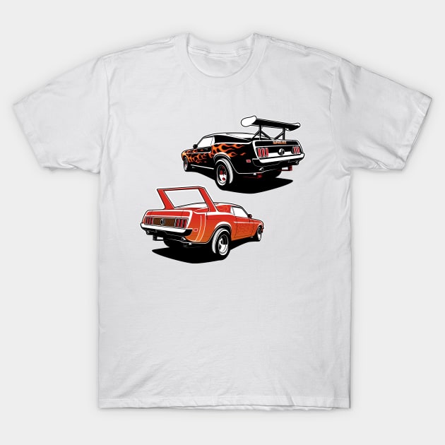 Winged Mustangs T-Shirt by smevtees